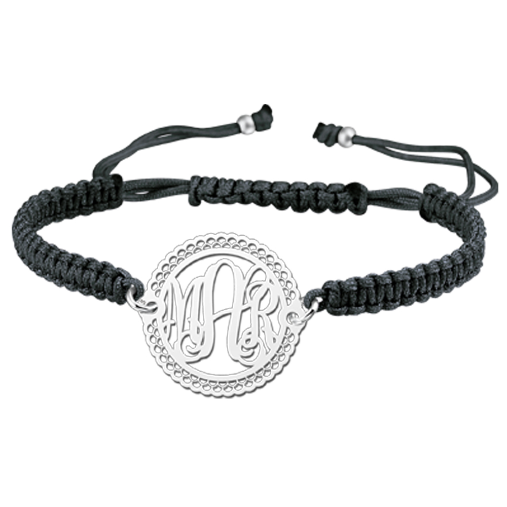 Monogram initiaal armband