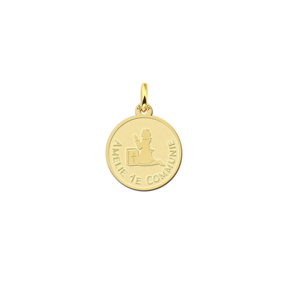 Gouden communie sieraden meisje