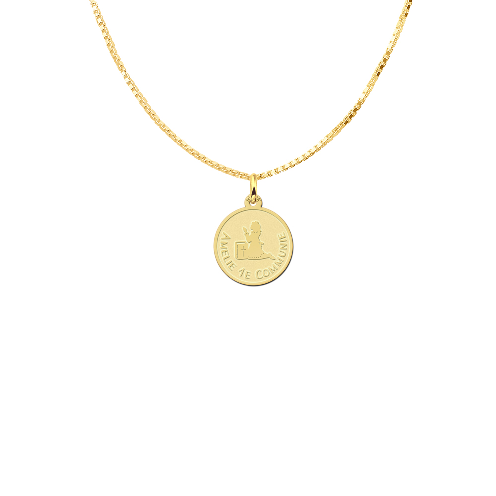 Gouden communie sieraden meisje