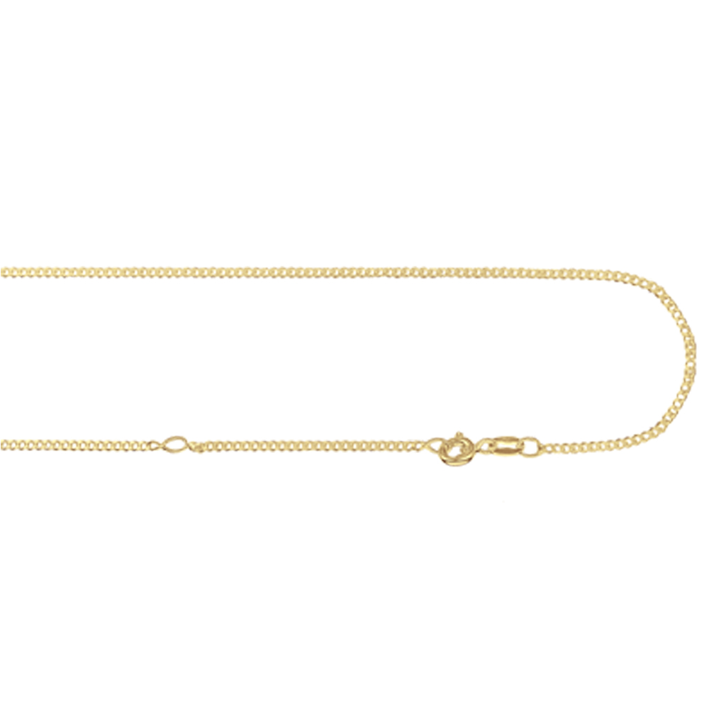 Gouden collier gourmet 45-50cm