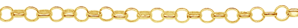 38-42cm (Kind)   -   Gouden Jasseron ketting