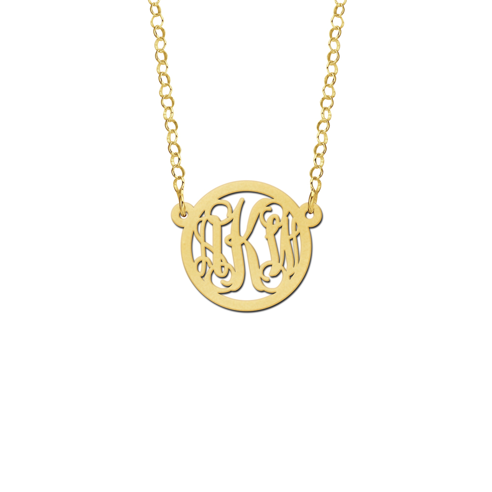 Initialen ketting met je letters