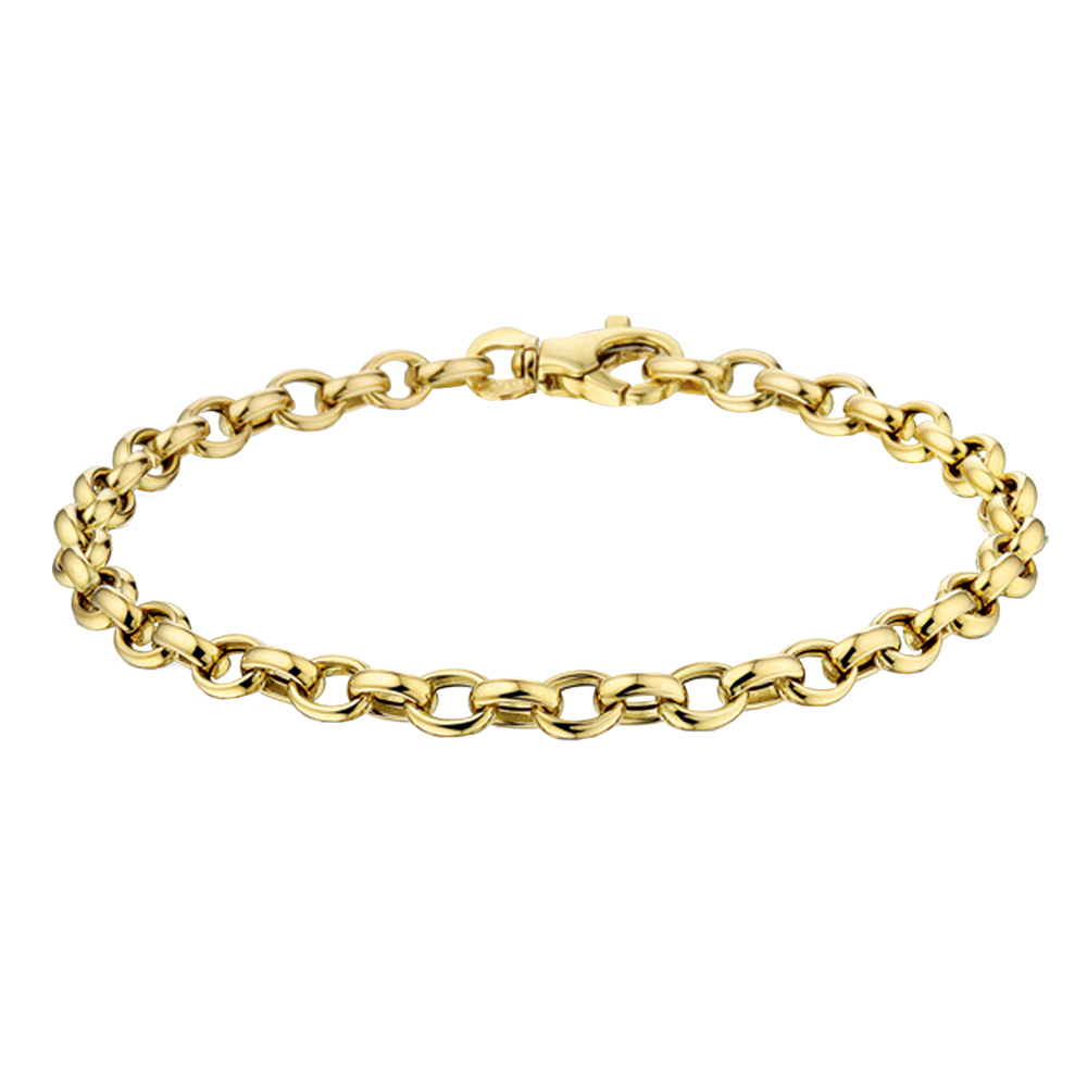 14 karaat gouden jasseron armband
