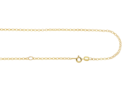 Gouden ketting Jasseron 45-50 cm