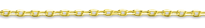 45-50cm      Vergulde Anker Ketting