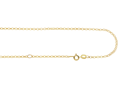 9 karaat jasseron collier 38 tot 42 cm