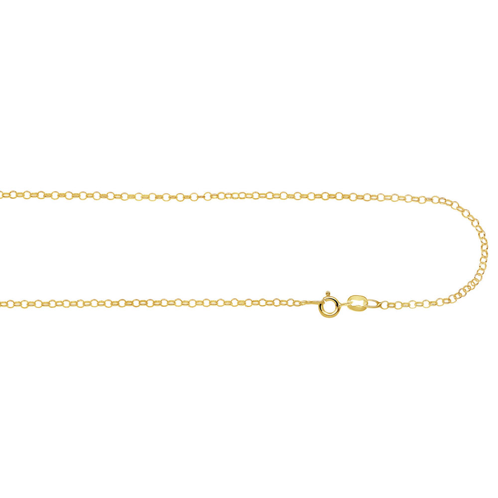 9 karaat jasseron collier 38 tot 42 cm