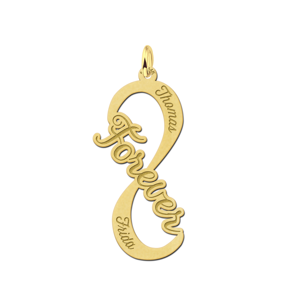 Gouden infinity hanger forever