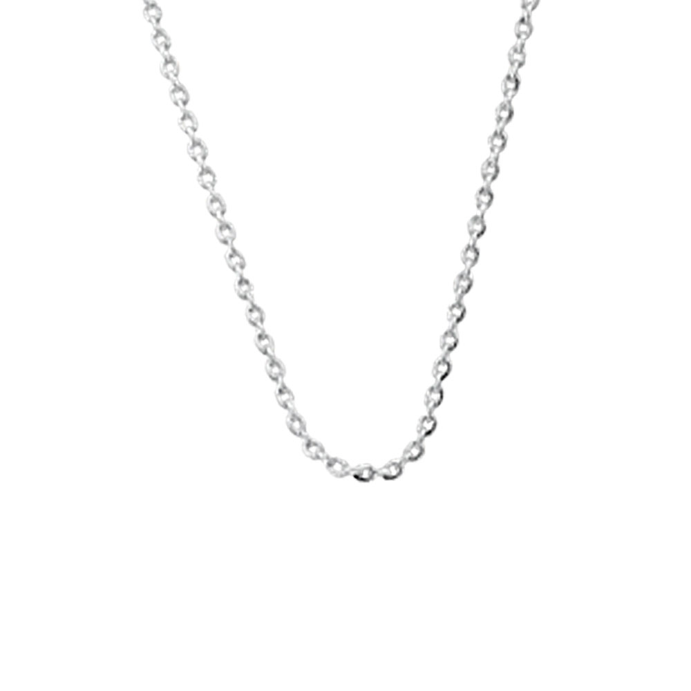 Zilver collier 80cm