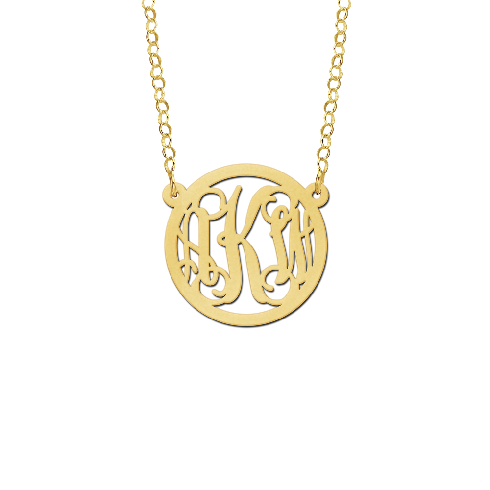 Initialen ketting met je letter