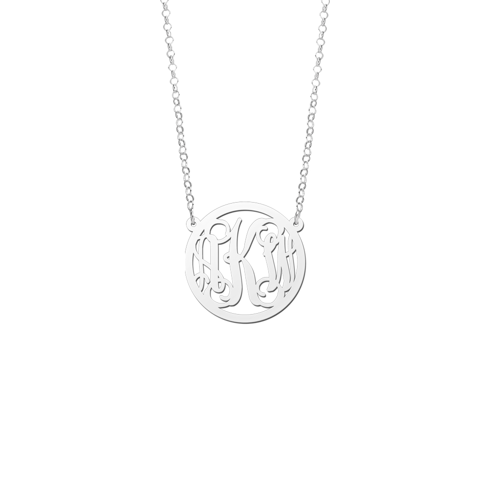 Monogram ketting met je letter