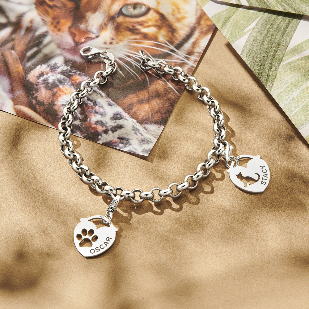 Zilveren jasseron armband van 925 Sterling zilver