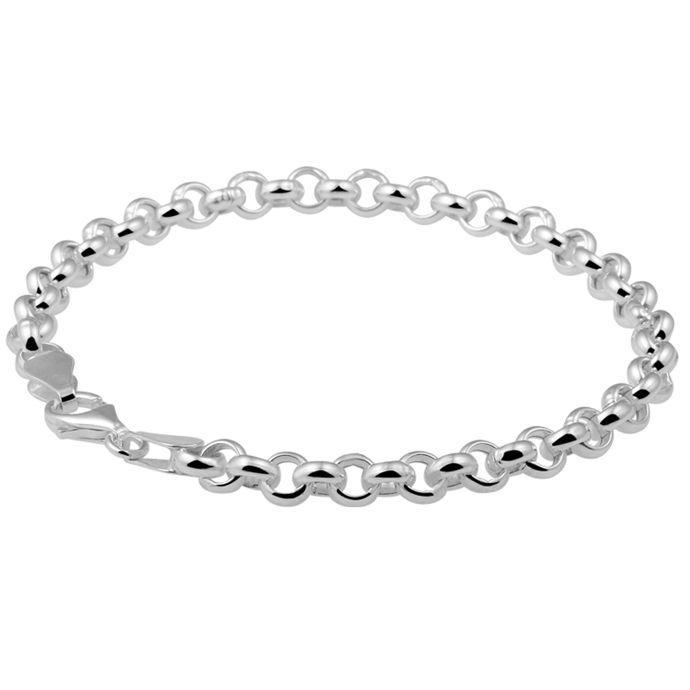 Zilveren jasseron armband van 925 Sterling zilver