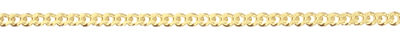 45-50cm      Vergulde Gourmet Ketting