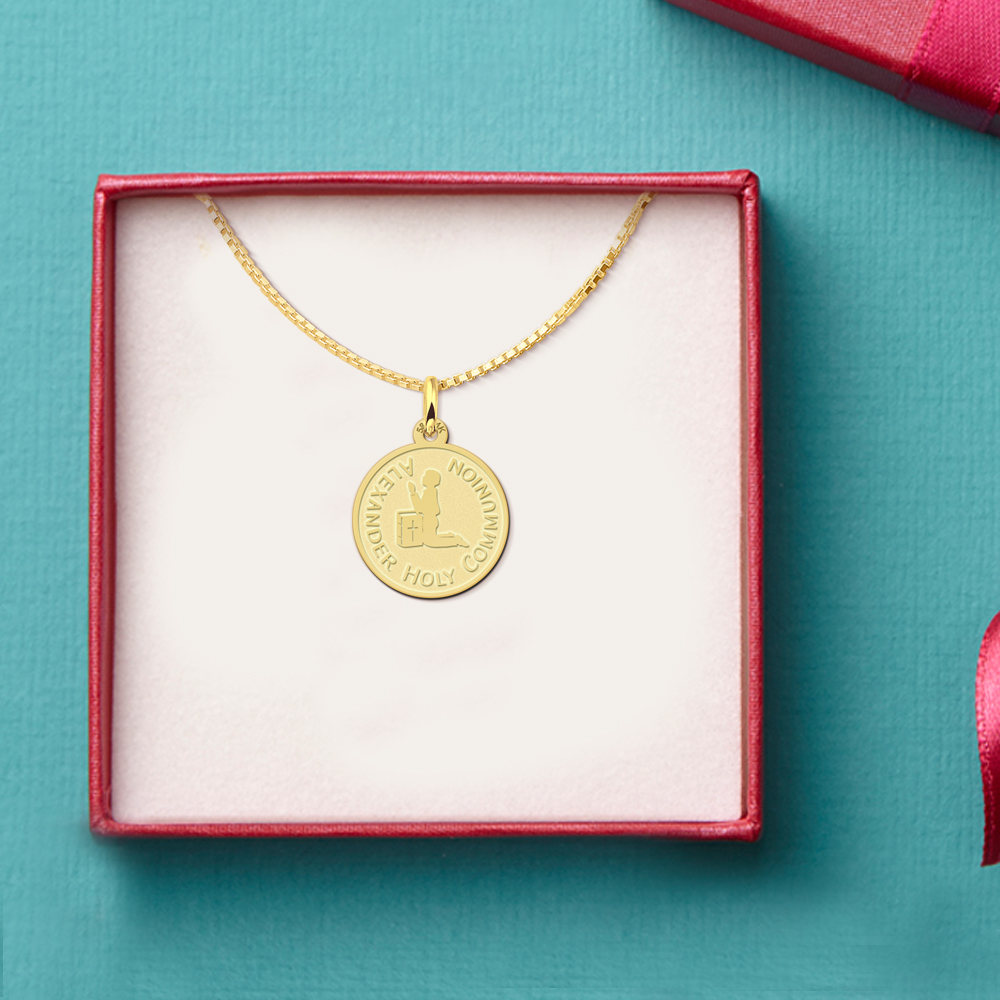 Gouden communie sieraden jongen