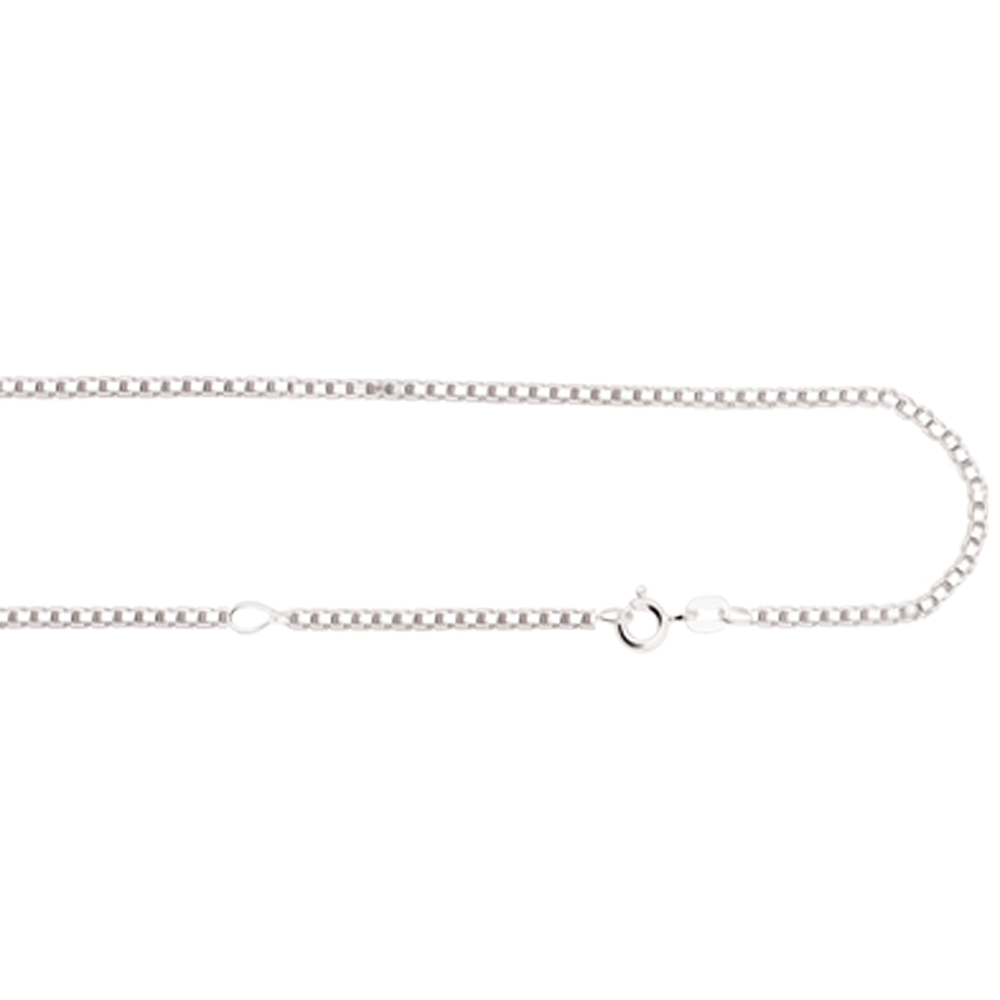 Zilver collier 38-42 cm